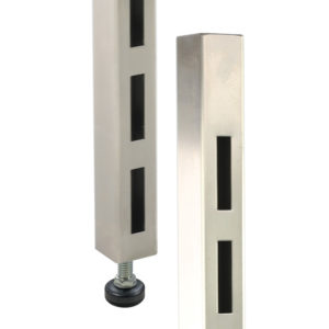 60mm Pitch Slotted Wall Post - Stainless Steel