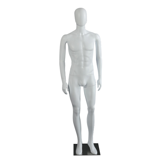 Plastic male mannequin - lightweight and eco friendly