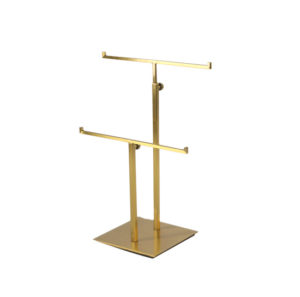 Double bar deals jewelry stand