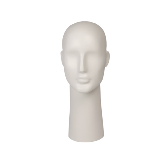 Male Abstract Merchandising Head – 38cm high from MADE Retail's MVM Accessory Display Range. Can be used for displaying a wide range of accessories including sunglasses and hats. Satin White finish.